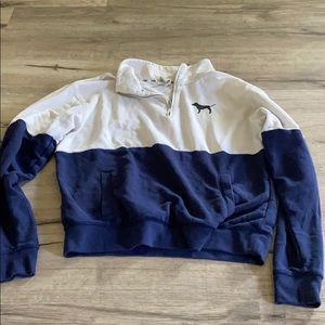 PINK Quarter zip pull over jacket